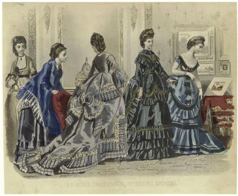 Les Modes Parisiennes Peterson S Magazine June 1870 Fashion Plates