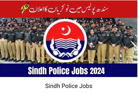 Sindh Police Jobs 2024 For Police Constable STS Apply Online ILMwithRB