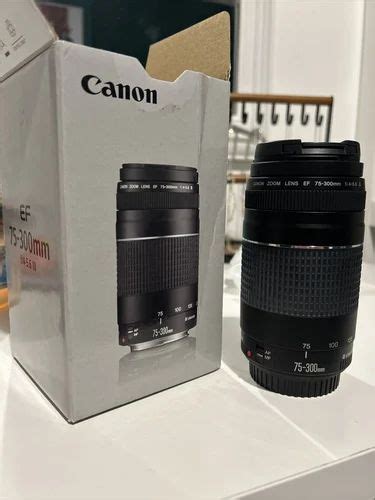 Black Canon Ef 75 300 Mm F4 56 Iii Telephoto Zoom Lens At Rs 11500