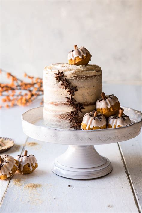 Chai Pumpkin Cake with Maple Browned Butter Frosting. - Half Baked Harvest