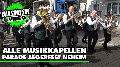 Alle Musikkapellen Parade Jägerfest Neheim Großer Festzug