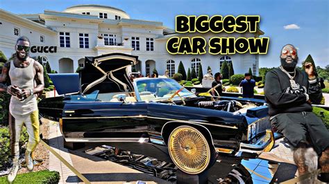 Rick Ross Car Show With Gucci Mane Gets Crazy Youtube