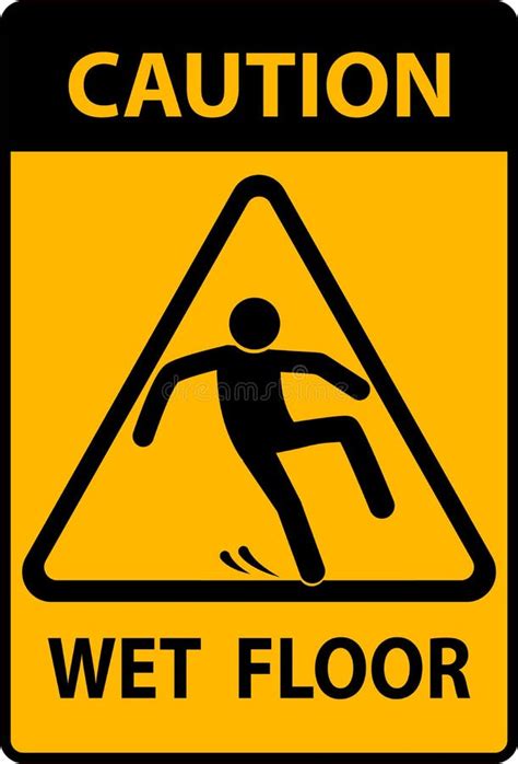 Don T Pee On Floor Warning Sign Stock Illustration Illustration Of