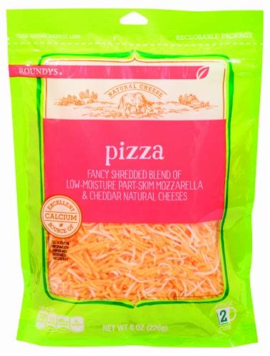 Roundy S Pizza Blend Shredded Cheese 8 Oz Kroger