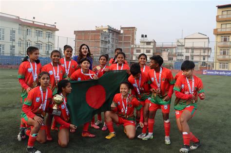 Bangladesh Emerge Champions In Saff U 16 Womens Championship News