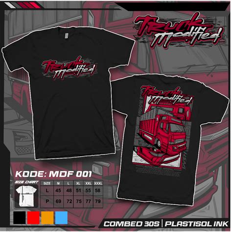 Jual KAOS TRUK MBOIS DEWASA KAOS TRUK MODIF TERBARU CANTER MODIF