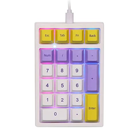 EPOMAKER TH21 21 Keys Hot Swappable Wired Numpad With RGB Backlight