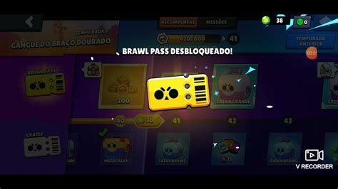 Comprei O Brawl Pass E Youtube