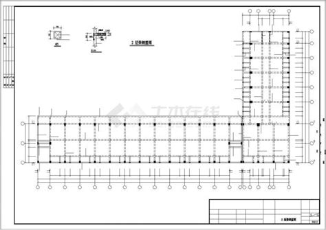 L形宿舍建筑设计方案图（含图纸目录）宿舍楼土木在线