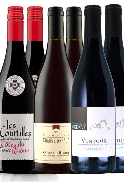 Southern Rhone Reds Mixed Case Of 6 Bottles Daily Drop