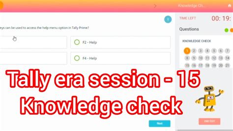 KlicTally Prime Era Session 15 Question In English Mkcl Tally Era