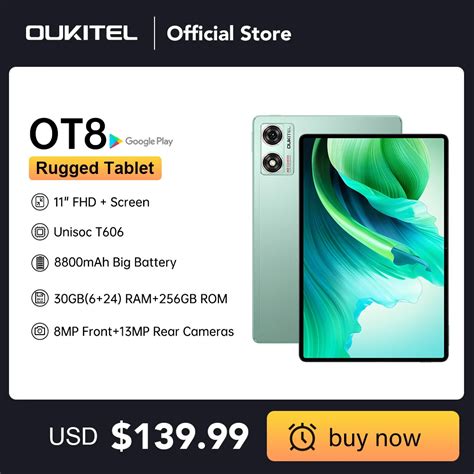 Oukitel Ot G Tablet Inch Fhd Display Gb Ram Gb Rom Mah