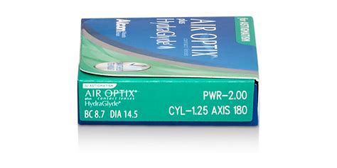 AIR OPTIX Plus HydraGlyde Astigmatism 6 Pack Contact Lenses