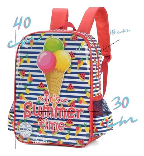 Mochila Costa Luxcel Up You Sorvete Its Summer Time Is Upvm