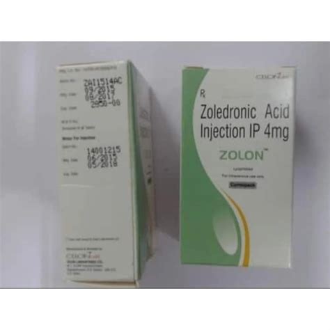 Zoledronic Acid 4mg For Check Pack Insert Packaging Type Mono Carton