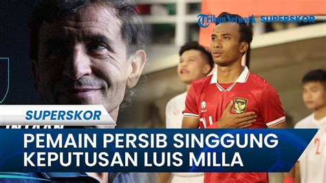 Soal Keputusan Mengejutkan Luis Milla Tinggalkan Persib Bandung Robby