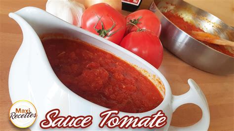 Recette Sauce Tomate Maison Facile Et Rapide Youtube