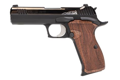 Sig Sauer P210 Carry 9mm Custom Works Pistol W Polished Engraved Slide
