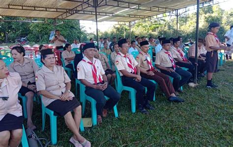 Perayaan Hut Pramuka Ke Tingkat Gugus Desa Wontong Berjalan Lancar