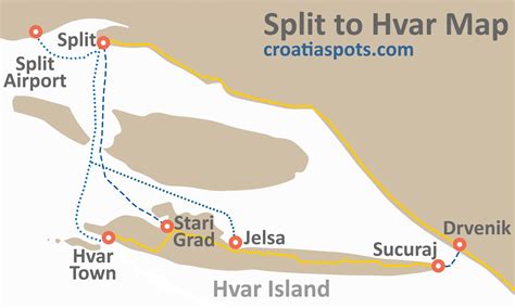 split  hvar ferry car ferry drive bus  routes
