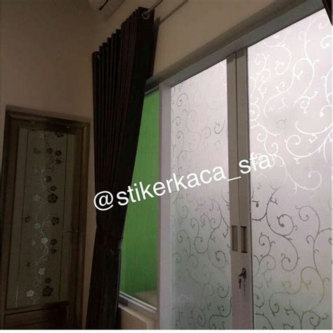 Jual Sticker Kaca Sandblast Motif Batik Shopee Indonesia