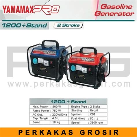 Jual Gasoline Generator 1200 With Stand YAMAMAX PRO Mesin Genset 1200