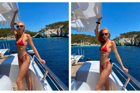 Anna Ermakova Lenkt Im Roten Bikini Von Boris Beckers Knast Schlagzeilen Ab