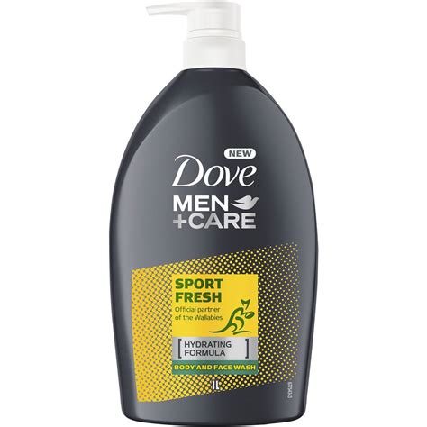 Dove Men Care Sports Fresh Body And Face Wash 1l Woolworths