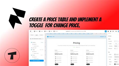 Framer Tutorial Create A Price Table And Implement A Toggle For