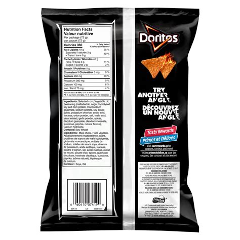 Doritos Flavoured Tortilla Chips Sweet Chili Heat 72 G Giant Tiger