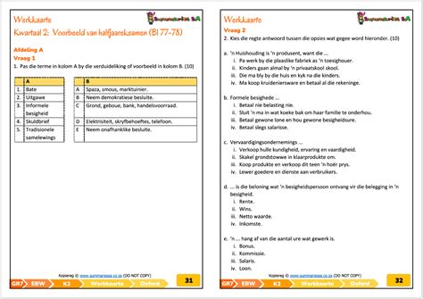 Graad 7 Ekonomiese En Bestuurswetenskappe EBW Kwartaal 2 Oxford
