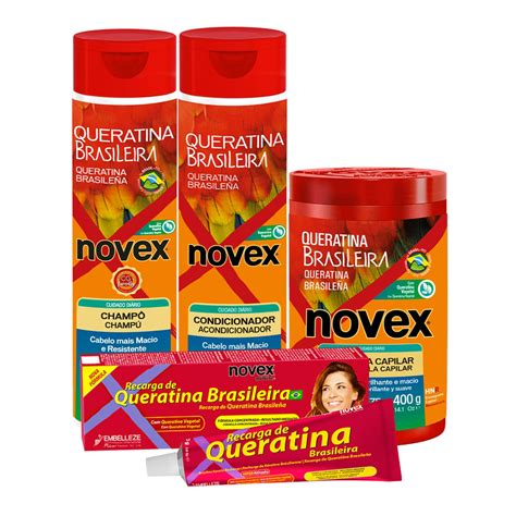 Novex Kit Queratina Brasileira Recarga Beleza Low Cost