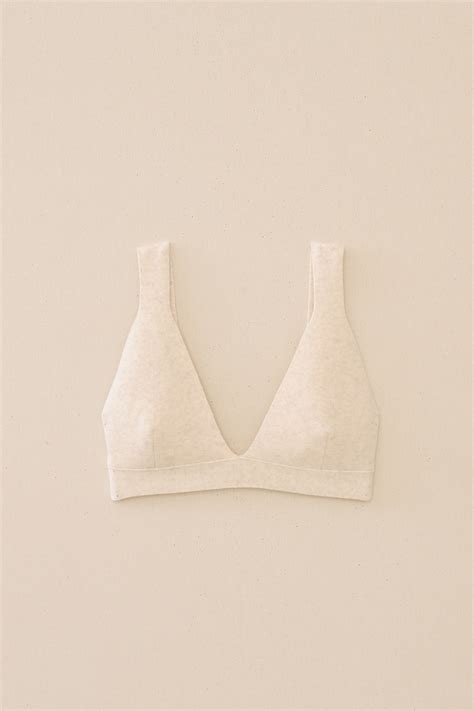 Rib Triangle Bralette Lauren Manoogian