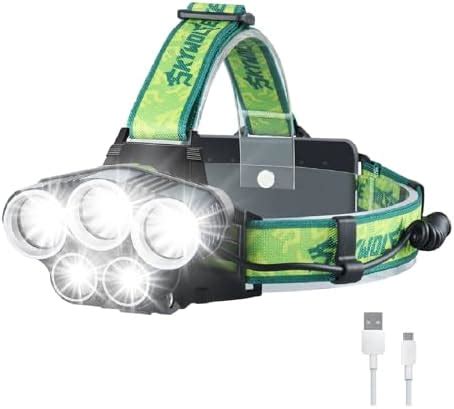 Skywolfeye Headlamp Flashlightbright Led Rechargeable Modes