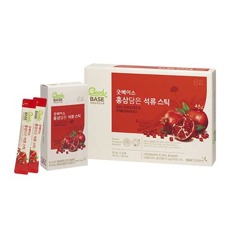 Good Base Korean Red Ginseng Pomegranate Masksheets