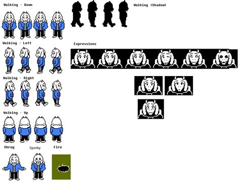 Undertale Soul Sprite Sheet