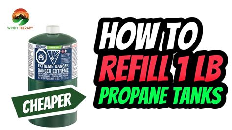 How To Refill A Camping Propane Cylinder Refill Lb Propane Tanks