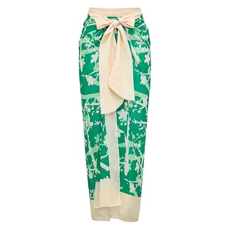 Green Flower Bikini Women Swimsuit With Cover Upprint Bikini Set Push Up Swimwear Cute Biquini