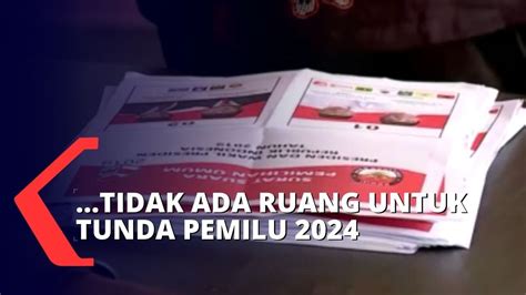 Polemik Penundaan Pemilu 2024 Lsi Presiden Perlu Ambil Sikap Youtube