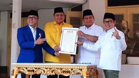 Ganti Nama Koalisi Piagam Kerja Sama Gerindra PKB Berpeluang Berubah