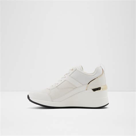 Thrundra White Womens Platform And Wedge Sneakers Aldo Us