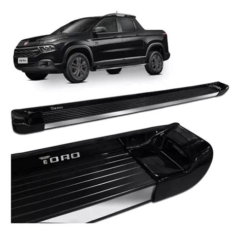 Estribo Lateral Toro Preto Carbon Personalizado Frete Gr Tis