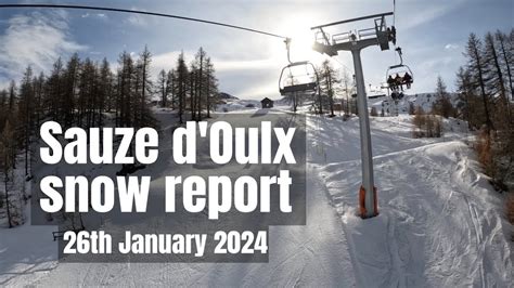 Sauze D Oulx Snow Report Youtube