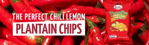 Lulu Plantain Chip Chili Lemon Healthy Snack