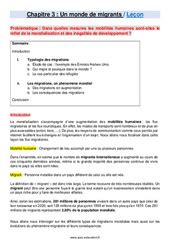 S Quence Fiche De Pr Paration G Ographie Me Pdf Imprimer