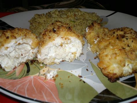 Savory Stuffed Chicken Breasts Seasoned Cream Cheese Stuffing Recipe