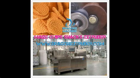 Maize Chips Snacks Extruder Corn Chips Extruder Puff Potato Chips