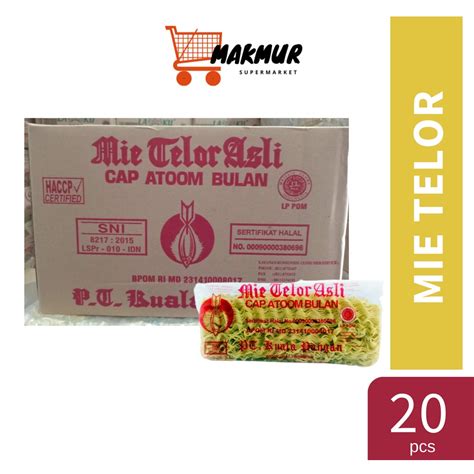 Jual Mie Telor Atoom 200 gram - 1 Dus isi 20 pcs | Shopee Indonesia