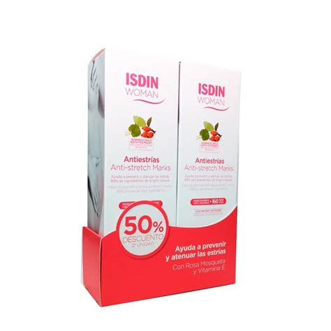 Duplo Isdin Woman Antiestrías 2X250 ML okfarma es