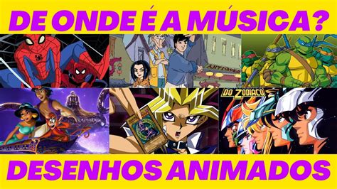 ADIVINHE O DESENHO ANIMADO PELA MÚSICA PARTE 4 Desafio Play Quiz